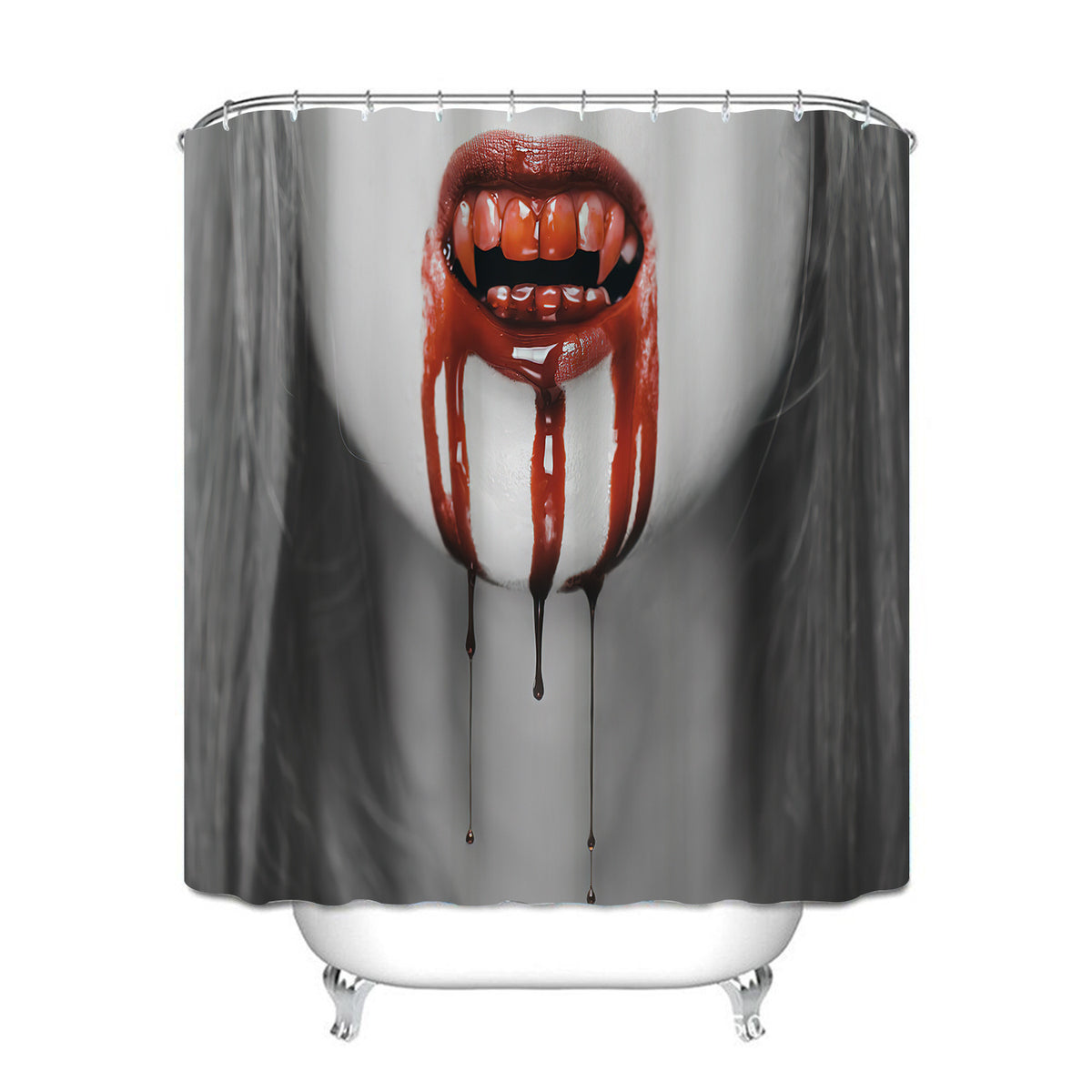 Waterproof Shower Curtain with Mildew Resistance - Cross Border North