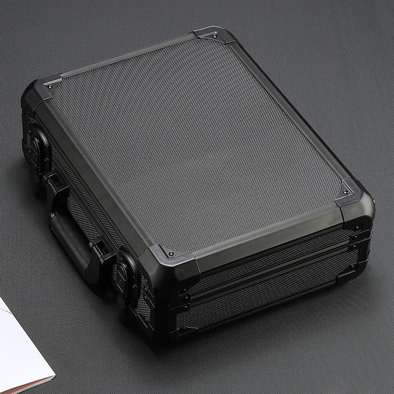 Aluminum Alloy Watch Case with 18 Compartments for Display and Storage