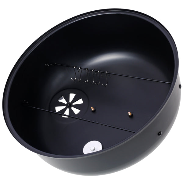 16-Inch Charcoal Smoker Grill - Portable Outdoor Cooking