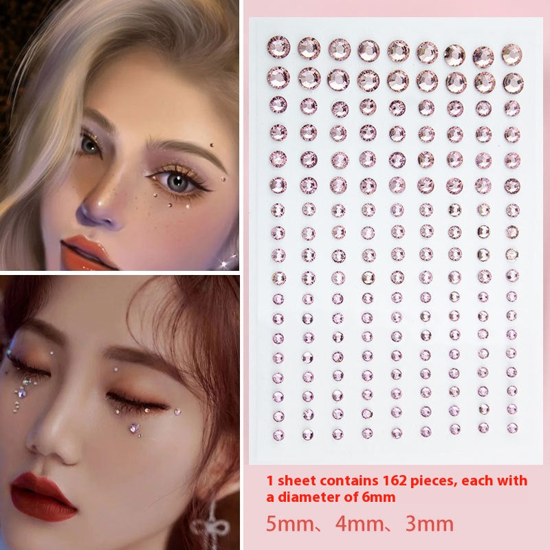 Pearl and Crystal Nail Art Stickers Set for DIY Manicure and Decor