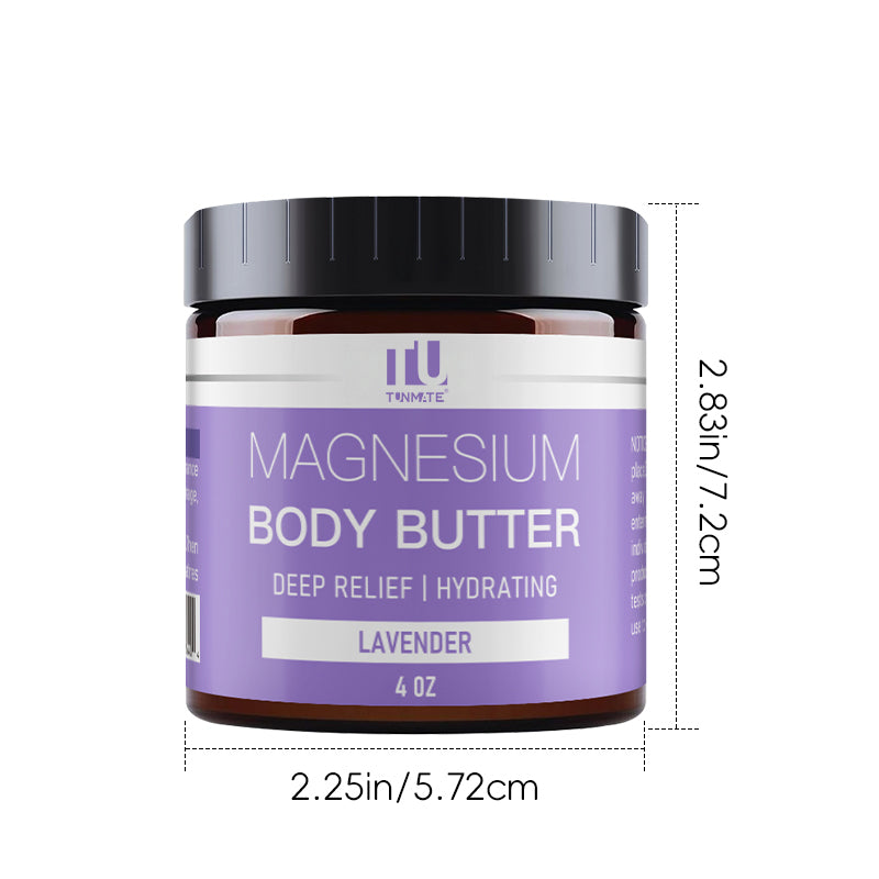 Magnesium Body Butter for Skin Nourishment and Moisturization