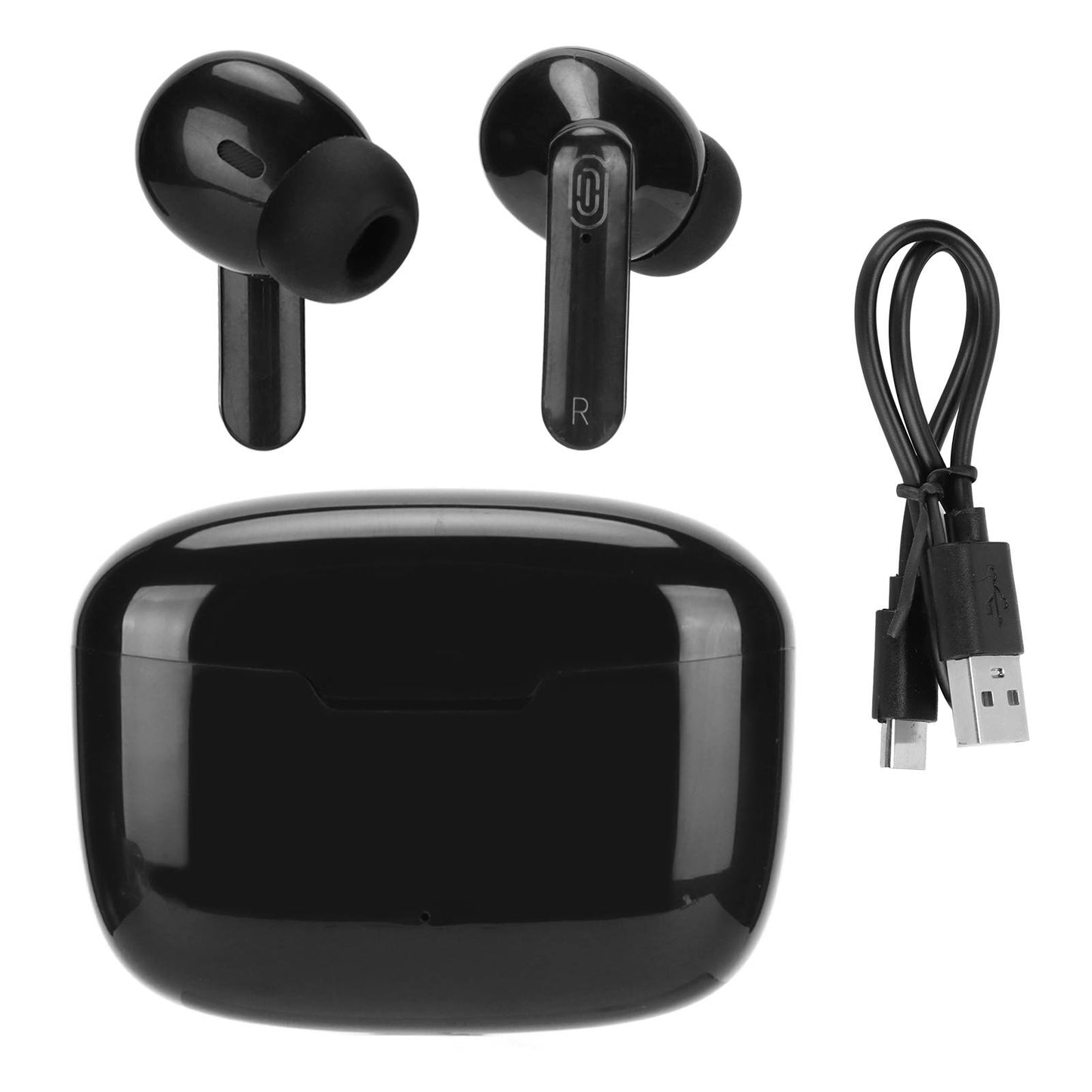 Bluetooth Language Translator Earbuds - 144 Languages, Black