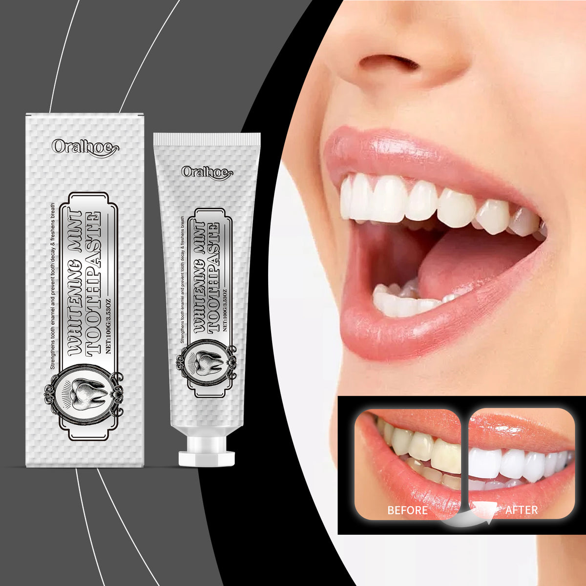Mint Fresh Whitening Toothpaste 100g
