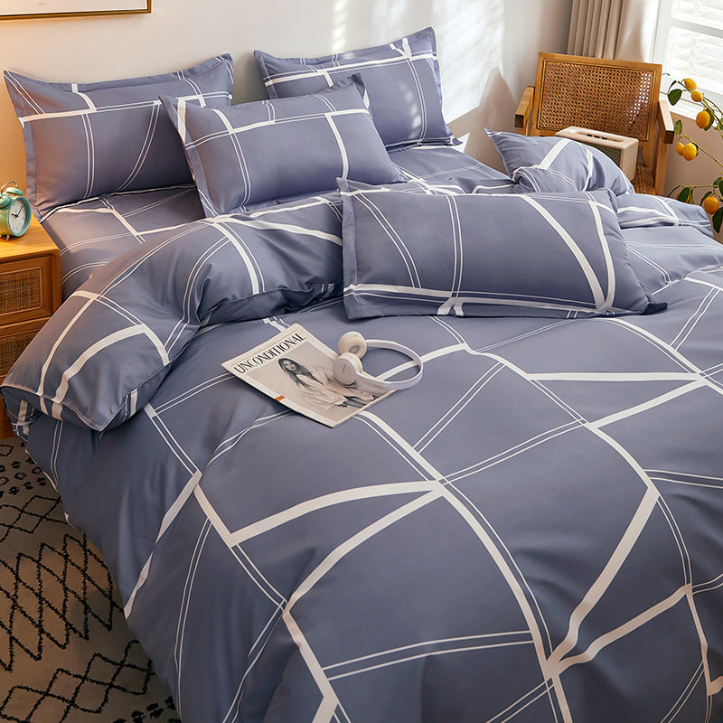 Student Dormitory Single Duvet Cover Set - Autumn & Winter Bedding