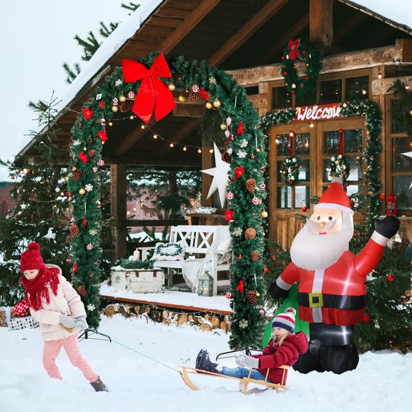 PVC Christmas Arch Decoration - 240x40x265cm