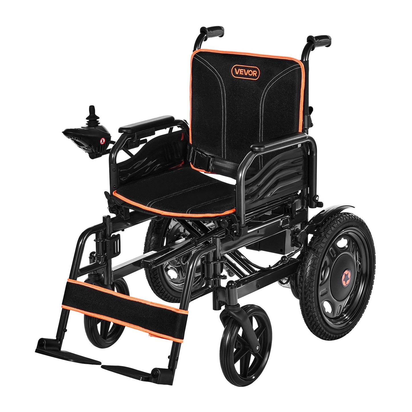 Lightweight Foldable Electric Wheelchair 13-Mile Range 265lbs Capacity
