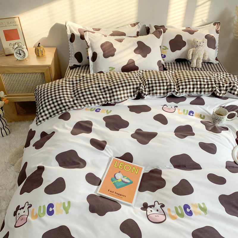 Cute Cartoon Bed Sheet Set - Multiple Sizes & Styles