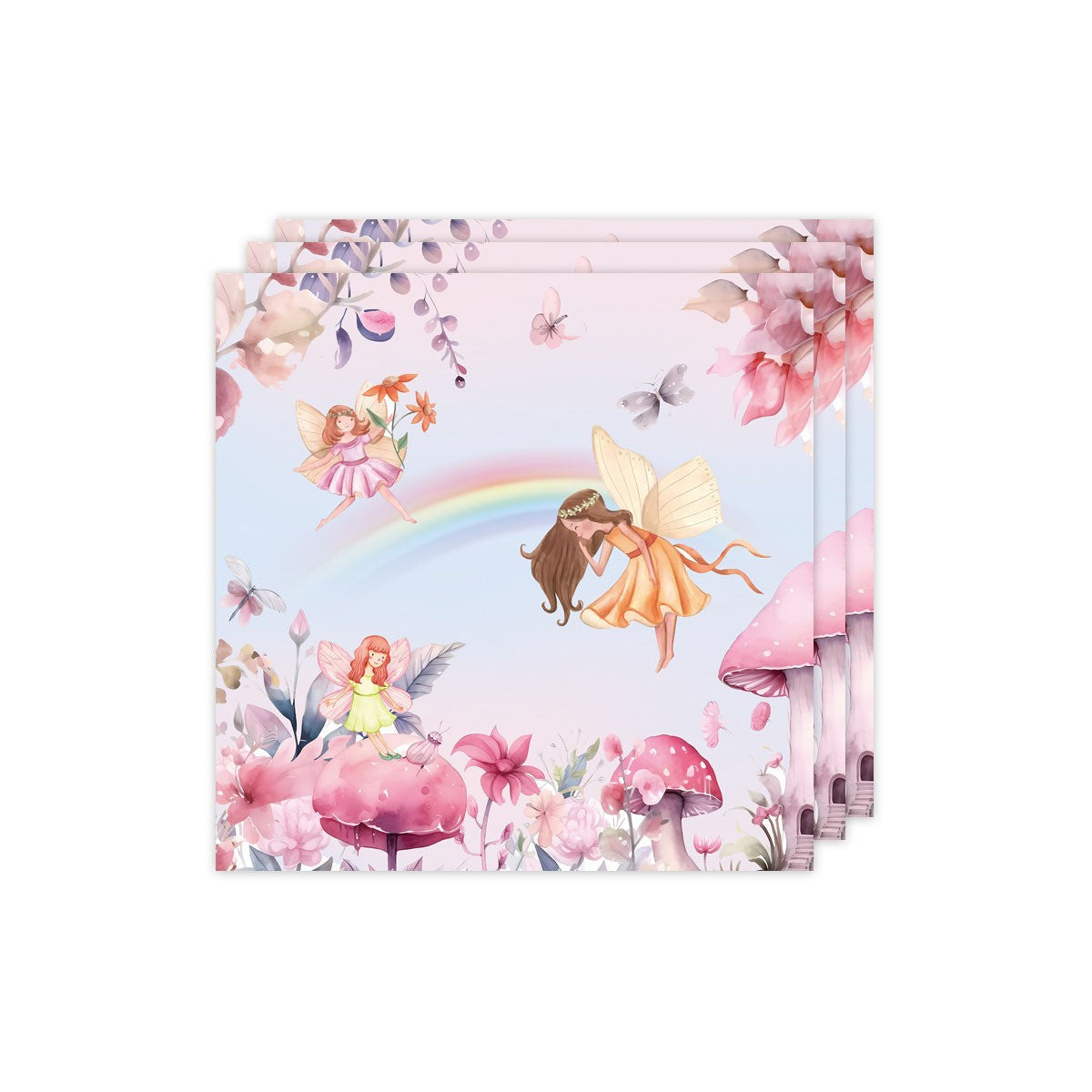 Disposable Party Tableware Set for Celebrations - Plates Cups Napkins Straws