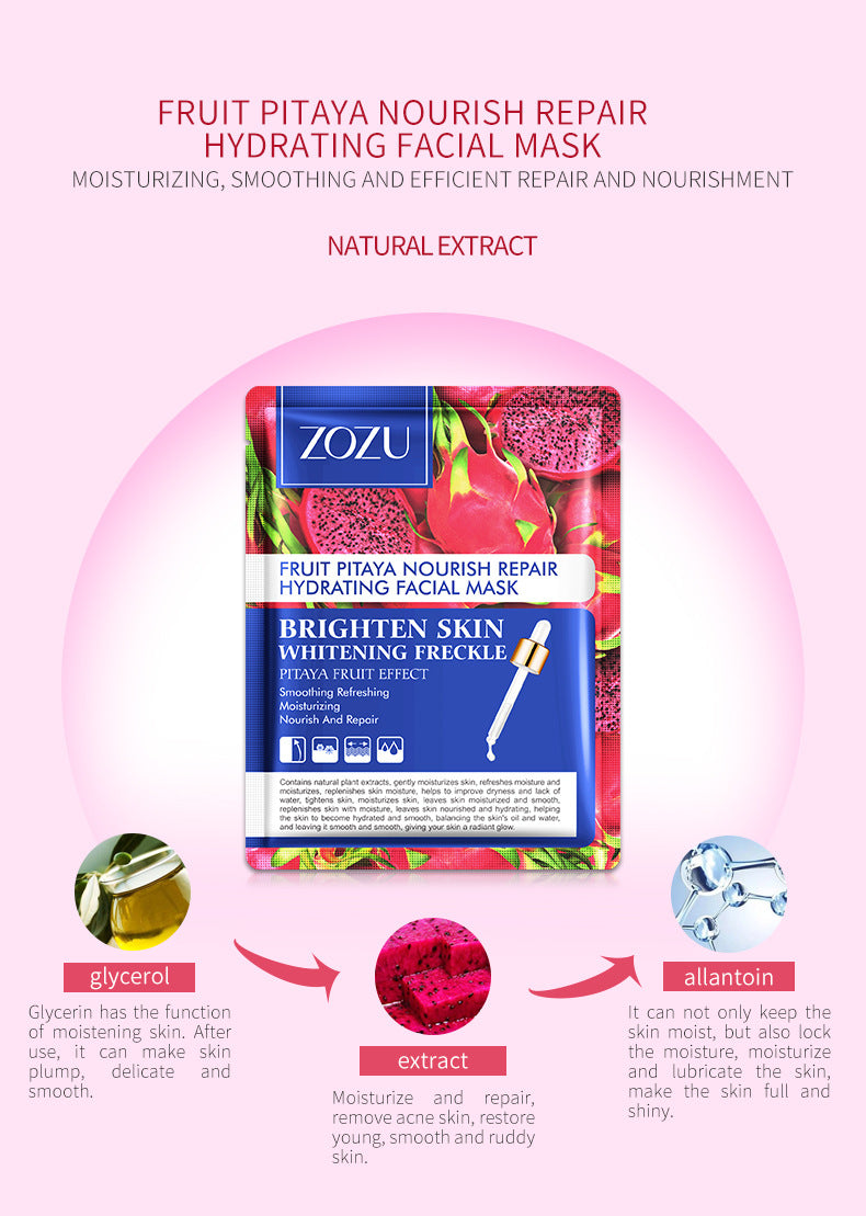 Fruit Flavor Hydrating Facial Mask for All Skin Types - Nourishing Skin Care