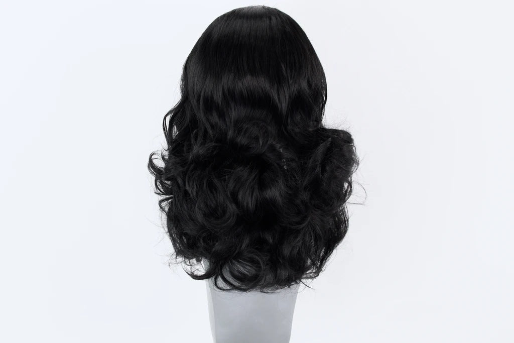 Long Curly Synthetic Wig with Fluffy Big Wave Style for Ladies
