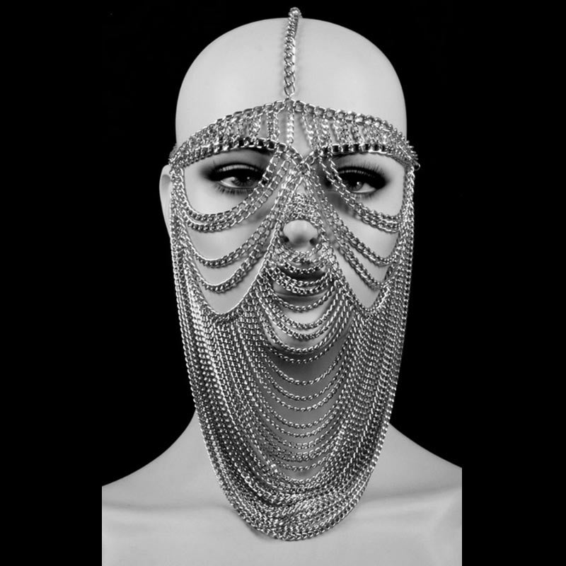 Metal Forehead Chain Headpiece