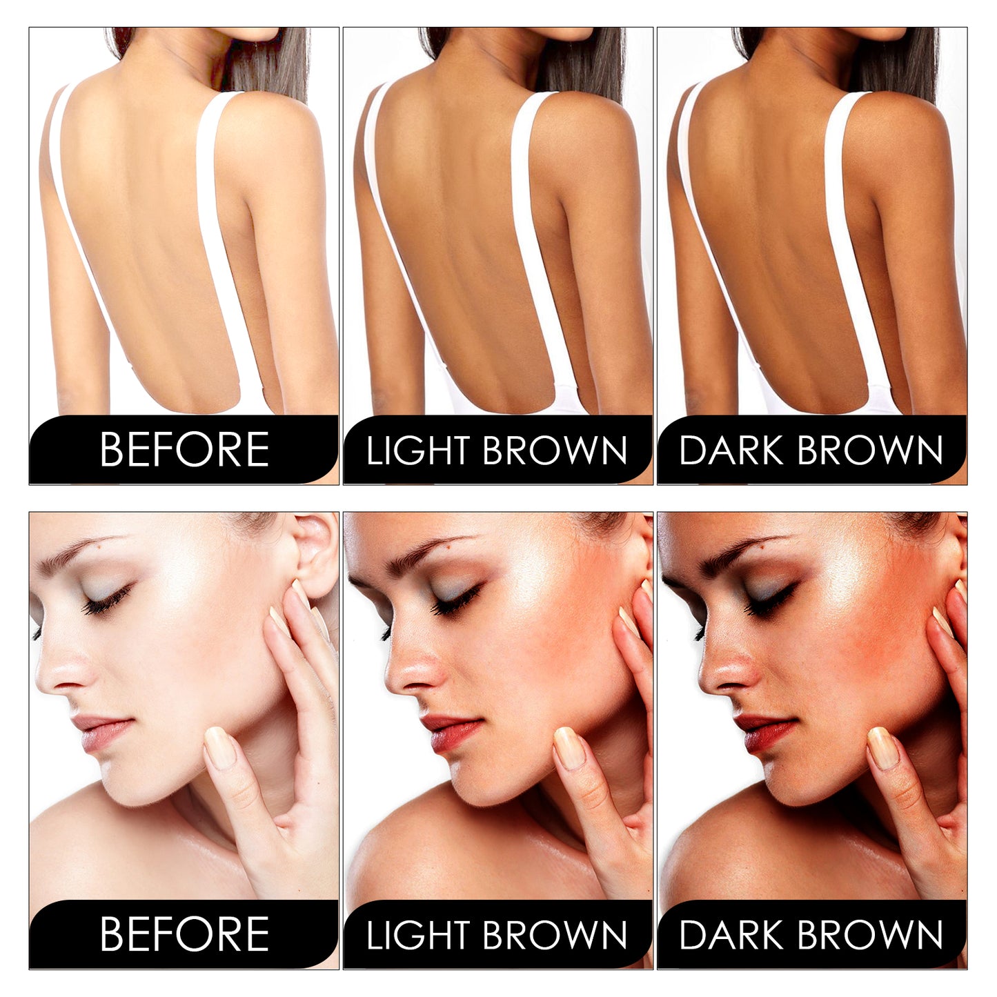Tropical Self-Tanning Body Cream - Moisturizing Sunless Tanner for Glowing Skin