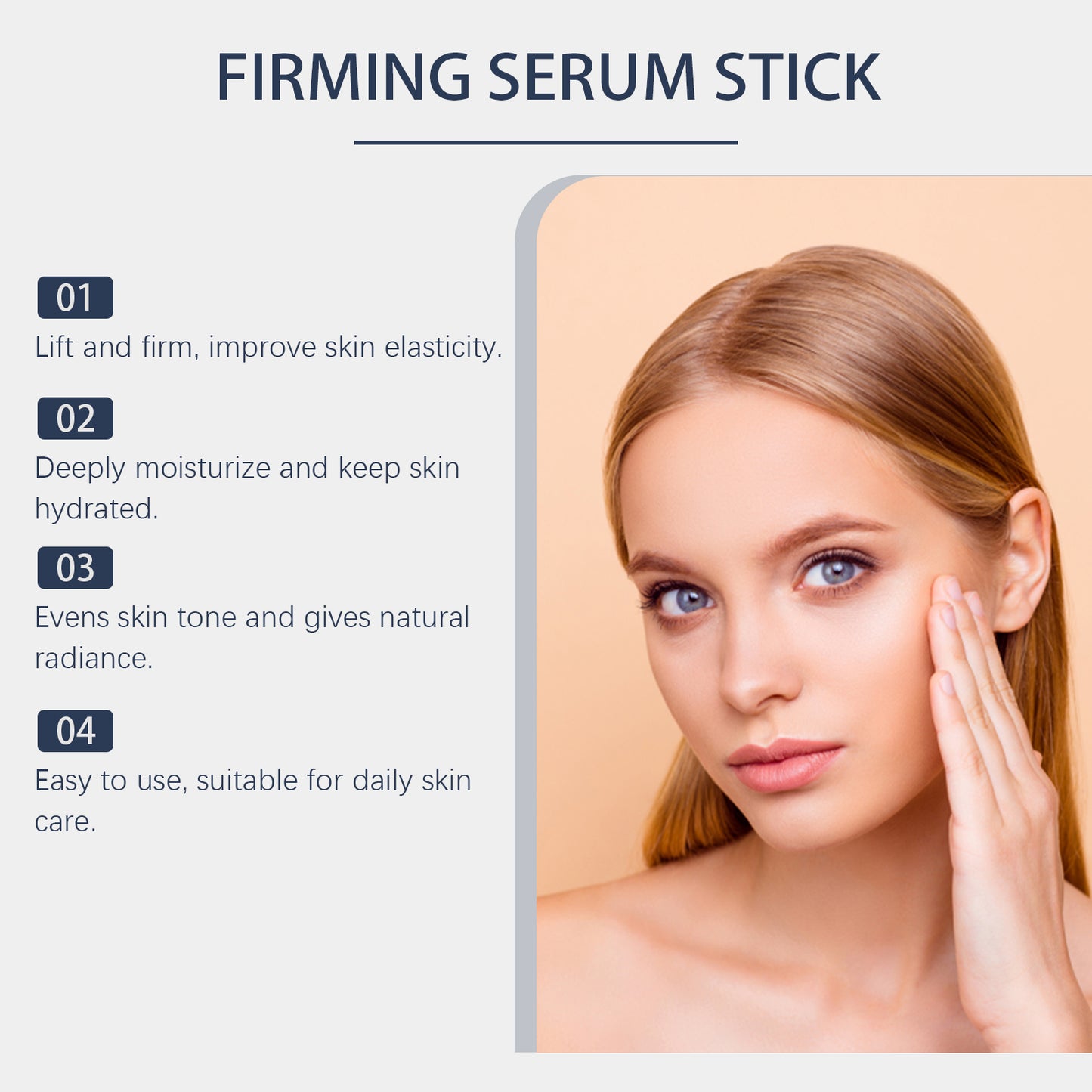 Retinol Face Firming Bar - Anti-Aging Hydrating Skincare with Hyaluronic Acid