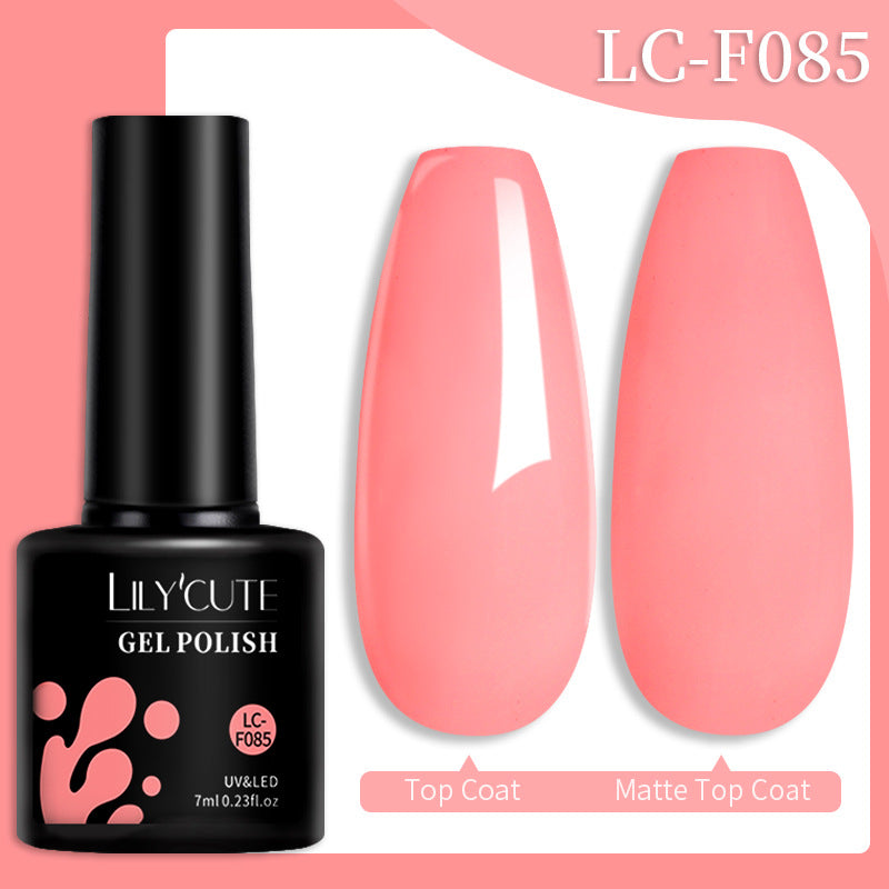 Colored Glitter Nail Glue Set for Nail Art - Waterproof & Non-Flushing