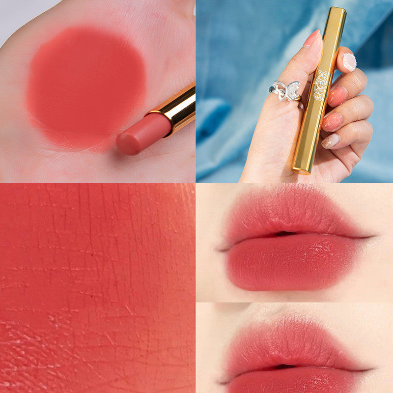 Moisturizing Lipstick - Lightweight, Long-Lasting Lip Color for Student Makeup