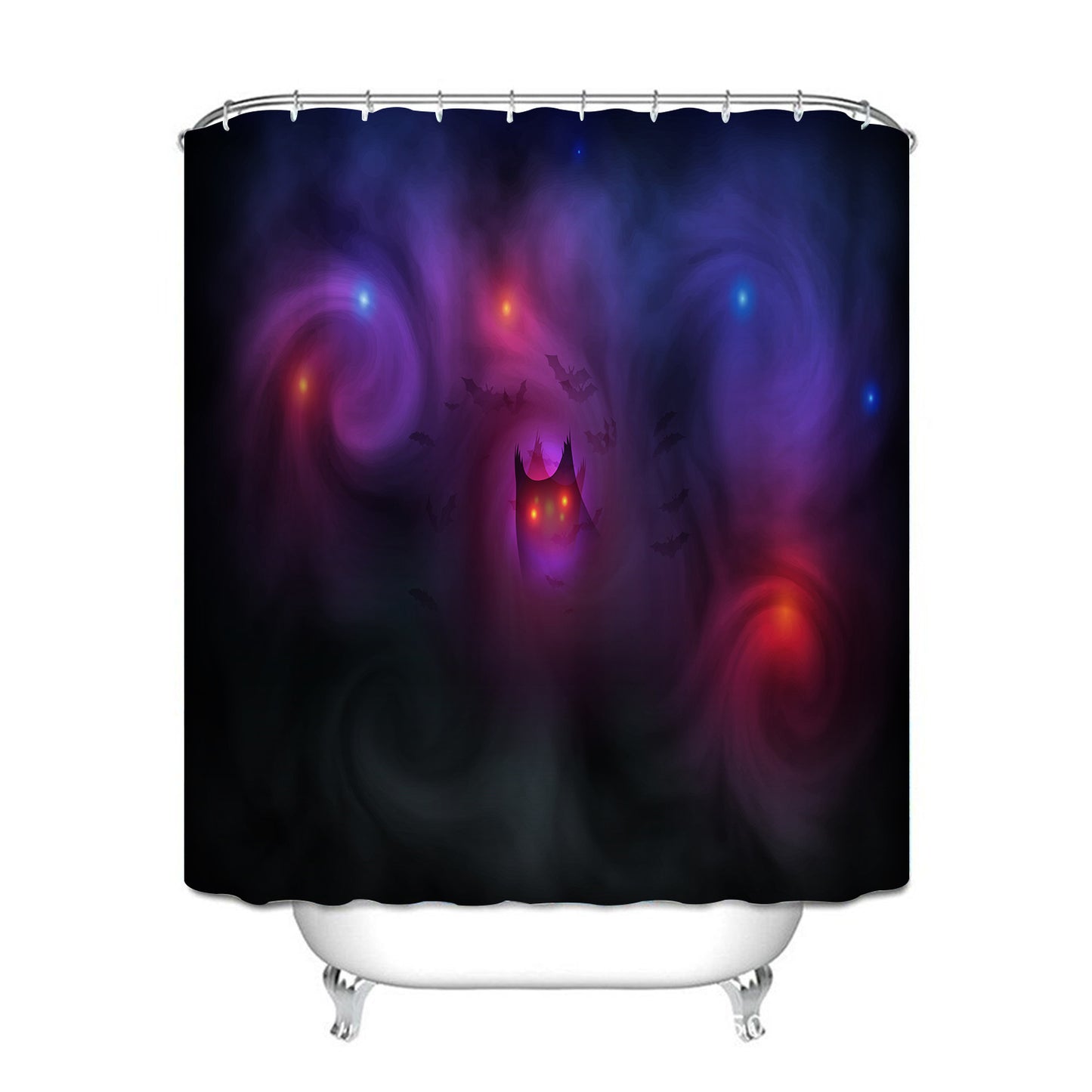 Waterproof Shower Curtain with Mildew Resistance - Cross Border North