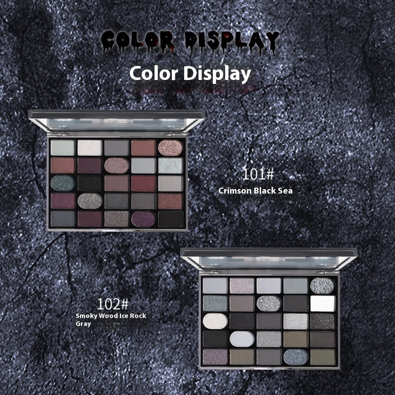 Goth Eye Shadow Palette - Multi-purpose Shimmer Matte Color Set for Eye Makeup
