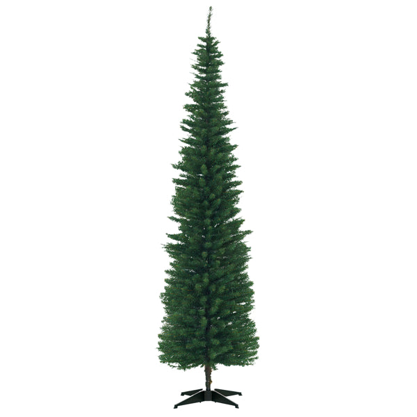 7ft Slim Pencil Style Artificial Christmas Tree - Green
