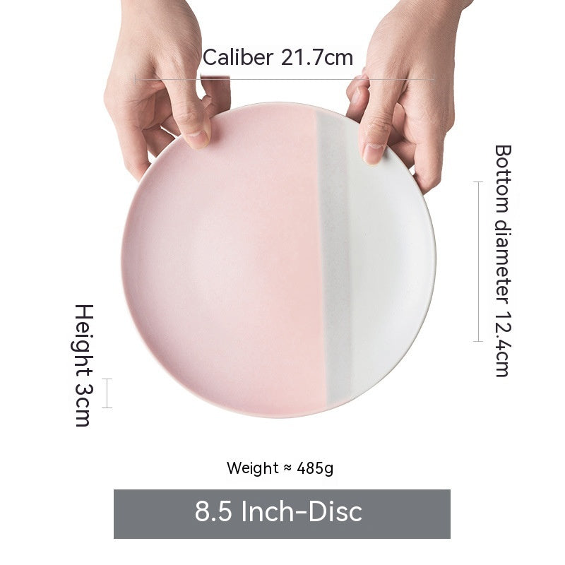 Flat Dish Set for Home Kitchen - Assorted Styles & Sizes