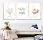 Spray Painted Rimless Nordic Wall Art - Modern Canvas Home Decoration