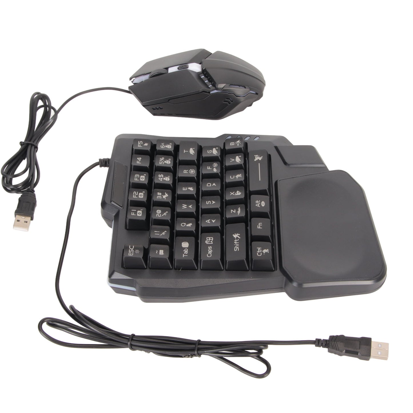 RGB Gaming Keyboard and Mouse Combo for Mobile Gaming
