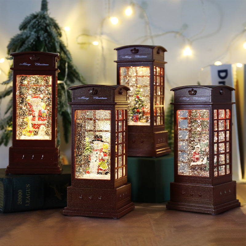 Christmas Holiday Decoration Ornaments - Music Box Style, Festive Holiday Decor
