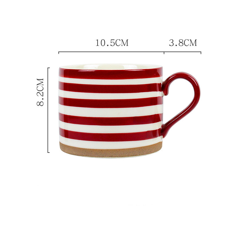 Creative Hand-Painted Ceramic Mug - Multiple Styles & Capacity