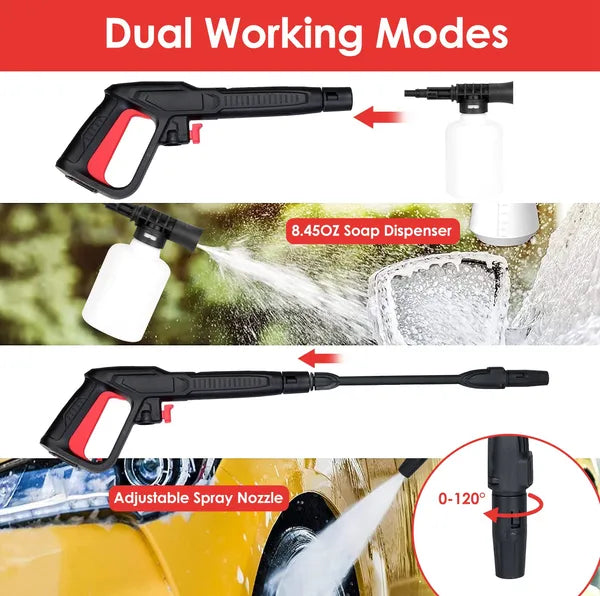 High Pressure Washer 3000PSI 2.6GPM Power Cleaner with Adjustable Nozzle