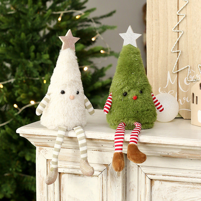 Christmas Plush Doll Ornaments - Festive Holiday Decorations for Home & Garden