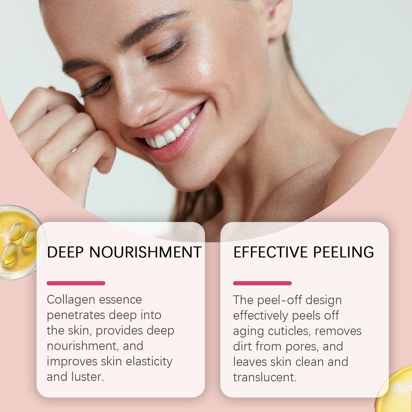 Collagen Peel-Off Face Mask - Deep Hydrating & Brightening Skin Care