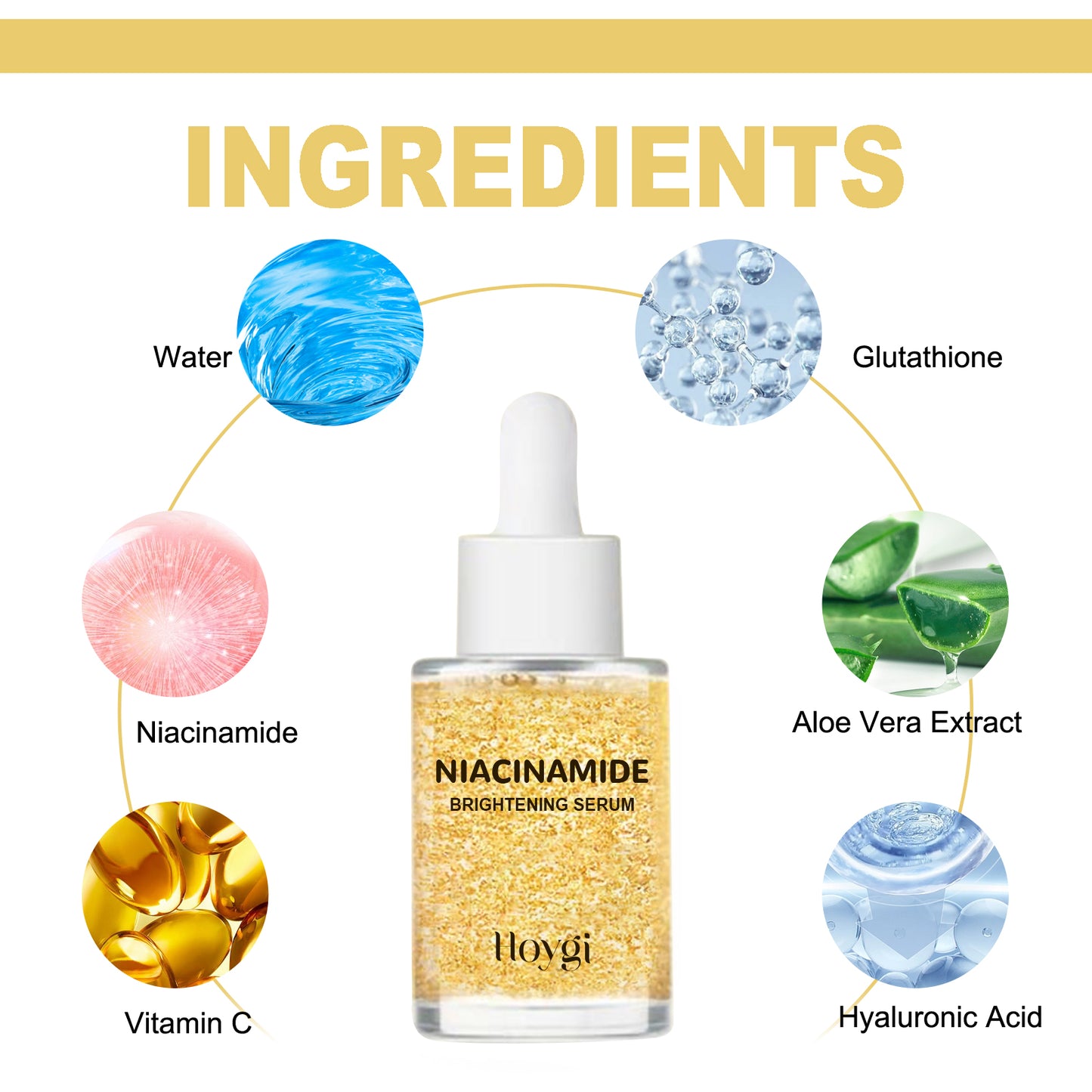 Niacinamide Brightening Serum - Hydrating Facial Treatment for Dark Spots