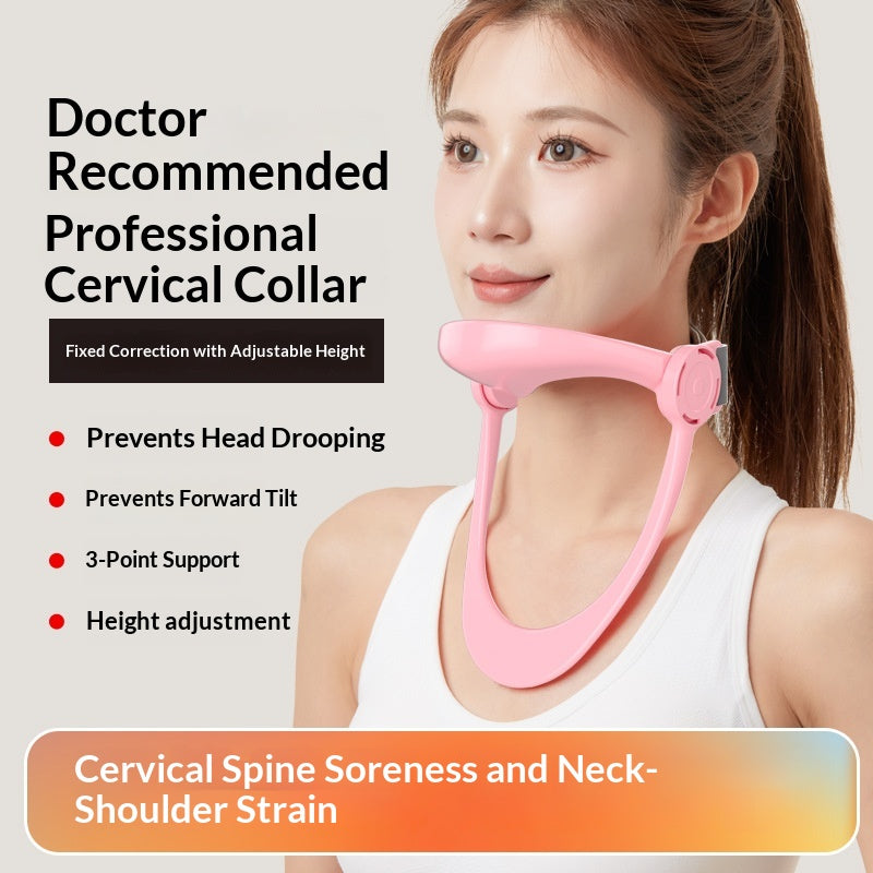 Adjustable Neck Brace for Cervical Support and Posture Relief