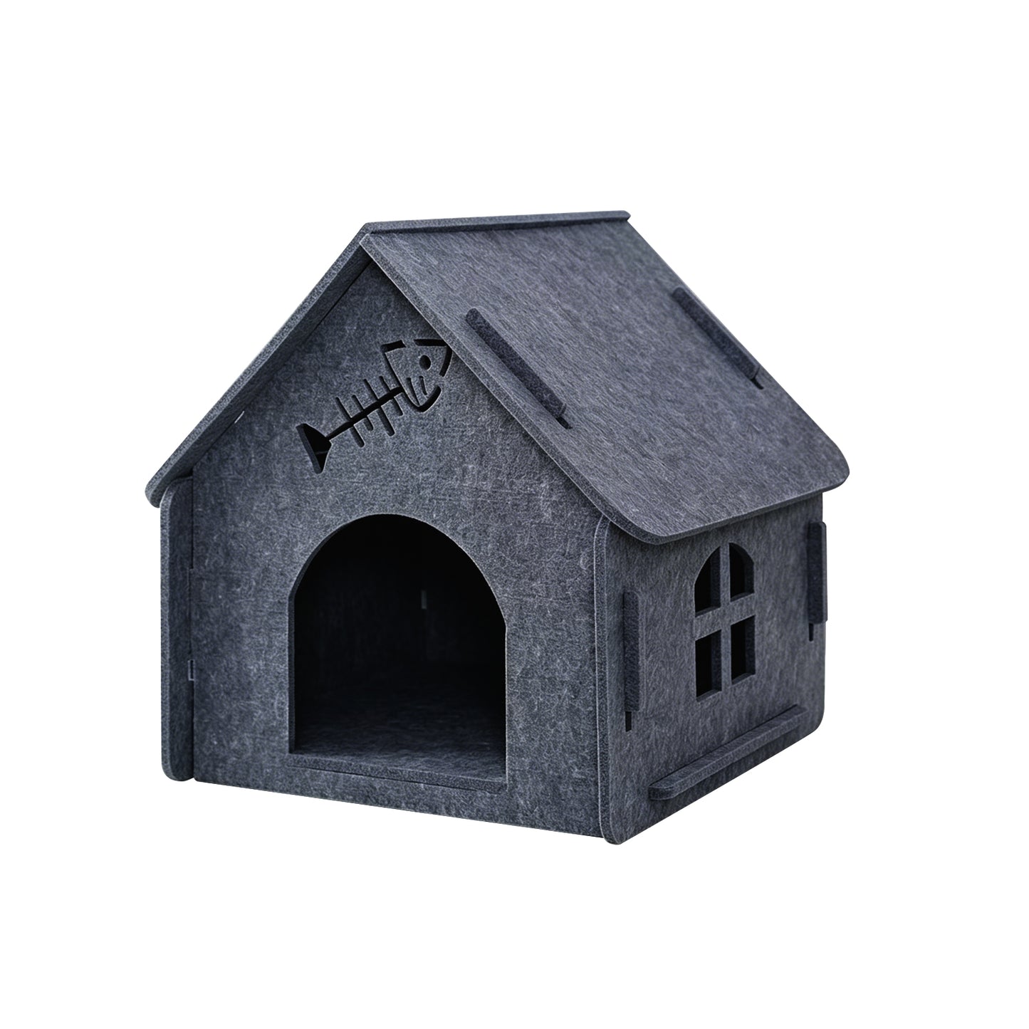 Pet Cat House with Self Pickup - Soft Cozy Cat Shelter in Multiple Colors