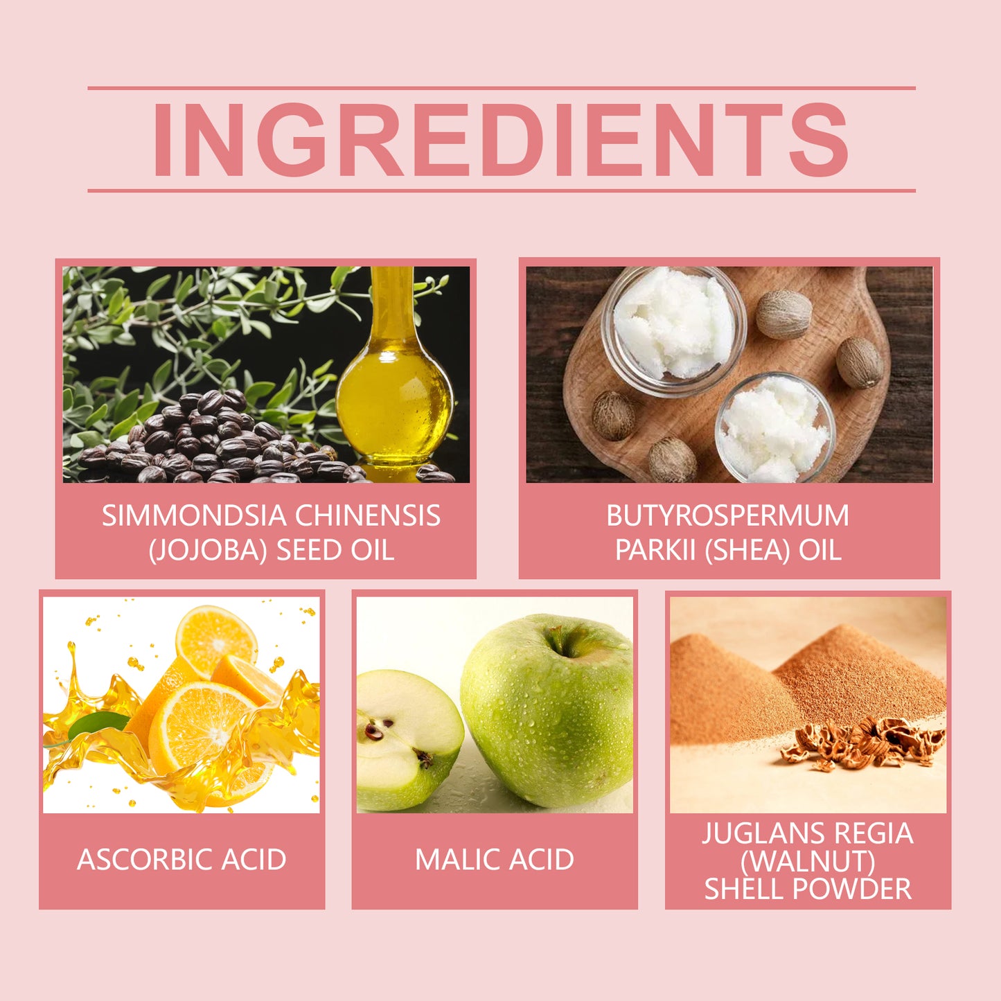 Brightening Facial Scrub with Vitamin C & Shea Butter - Exfoliating Face Care