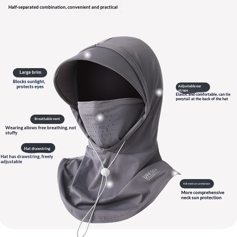 Sunscreen Face Mask UPF50+ Ice Silk