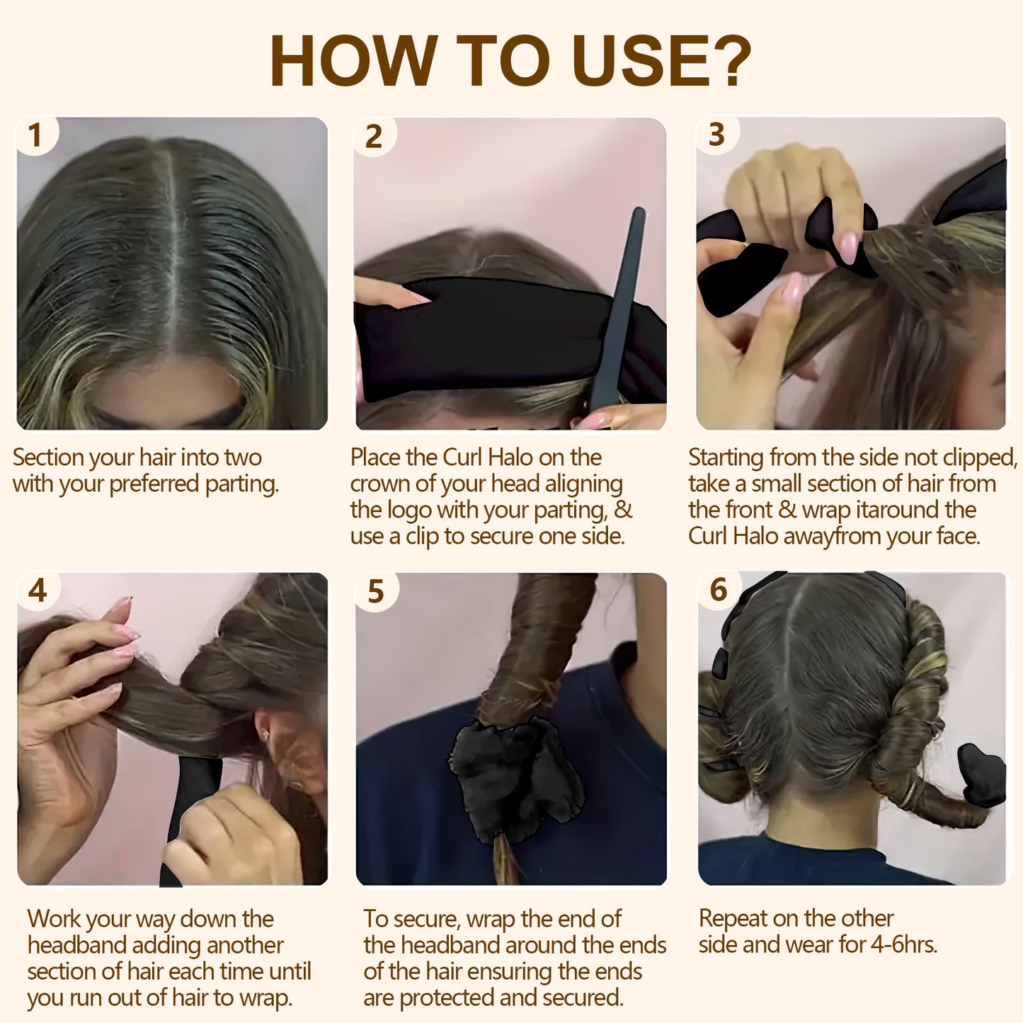 Satin Heatless Hair Curler Set - Overnight Frizz-Free Curling Rod