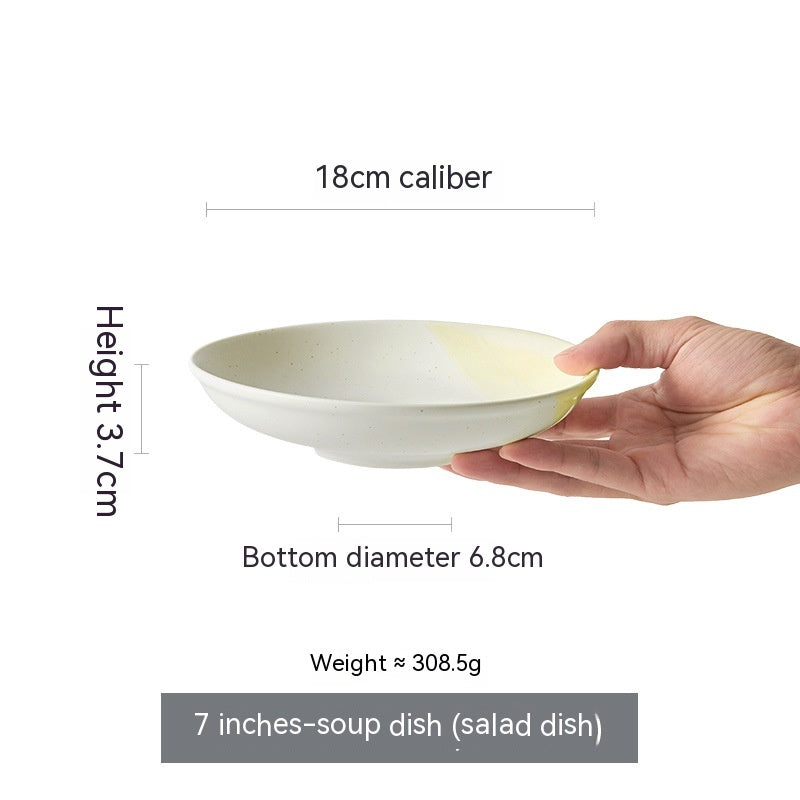 Flat Dish Set for Home Kitchen - Assorted Styles & Sizes