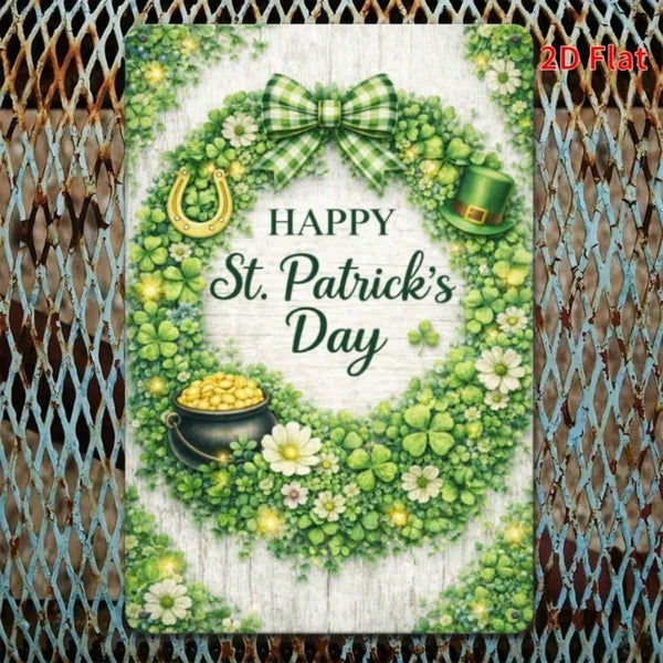 20x20 cm Decorative Metal Tin Wall Sign