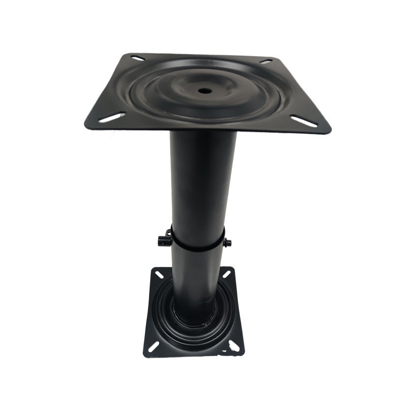 Adjustable Boat Chair Base Hardware - Rust-Proof, 300-450mm Black