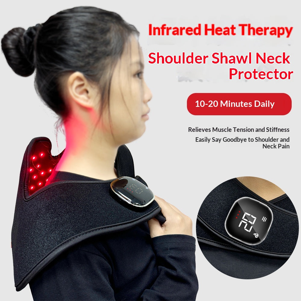 Heating Shoulder and Neck Massager – Thermotherapy, Black