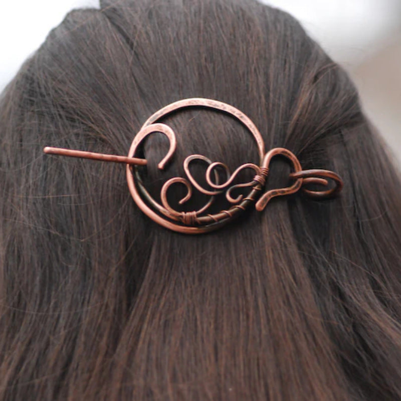 Vintage Copper Hairpin for Women