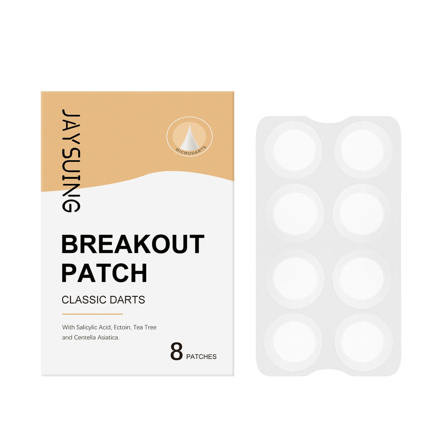 Acne Patches - Gentle Cleansing Skin Care with Tea Tree & Centella, 8 Patches