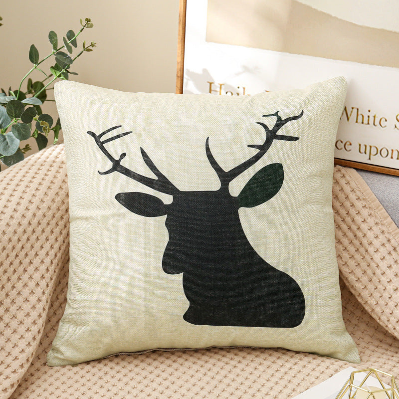 Decorative Cartoon Print Pillow Covers & Cushions for Sofa Bed Bedroom