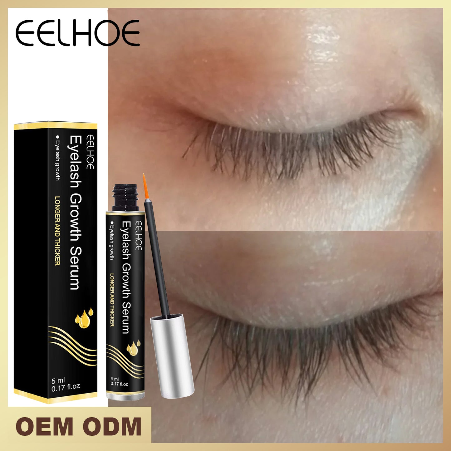 Eyelash Nourishing Serum - 5ml Eyelash Growth Treatment for Long, Healthy Lashes