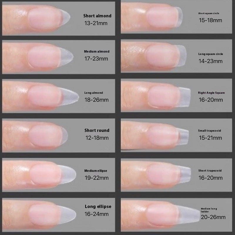 Frosted Hand Painted Blossom Nail Art Kit with Armor Finish - Multiple Sizes
