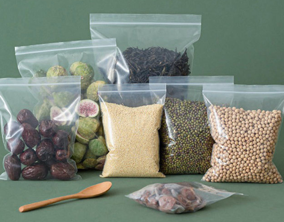 Food-Grade Plastic Packaging Bags Bulk Food Storage Bags for Kitchen