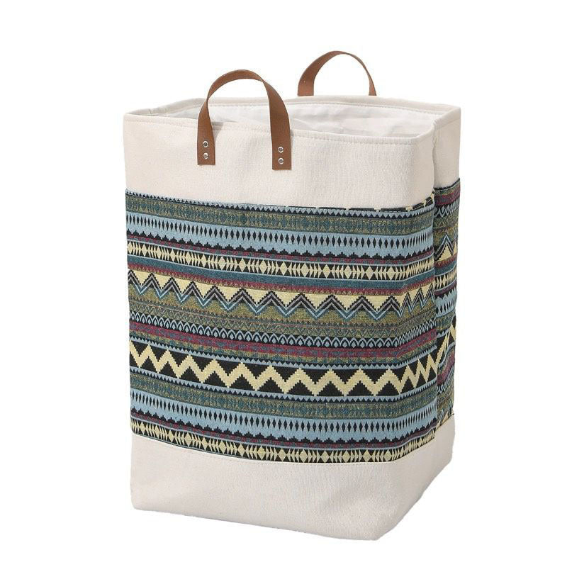 Large Fabric Storage Bag for Clothes and Home Organization - 35x35x55cm