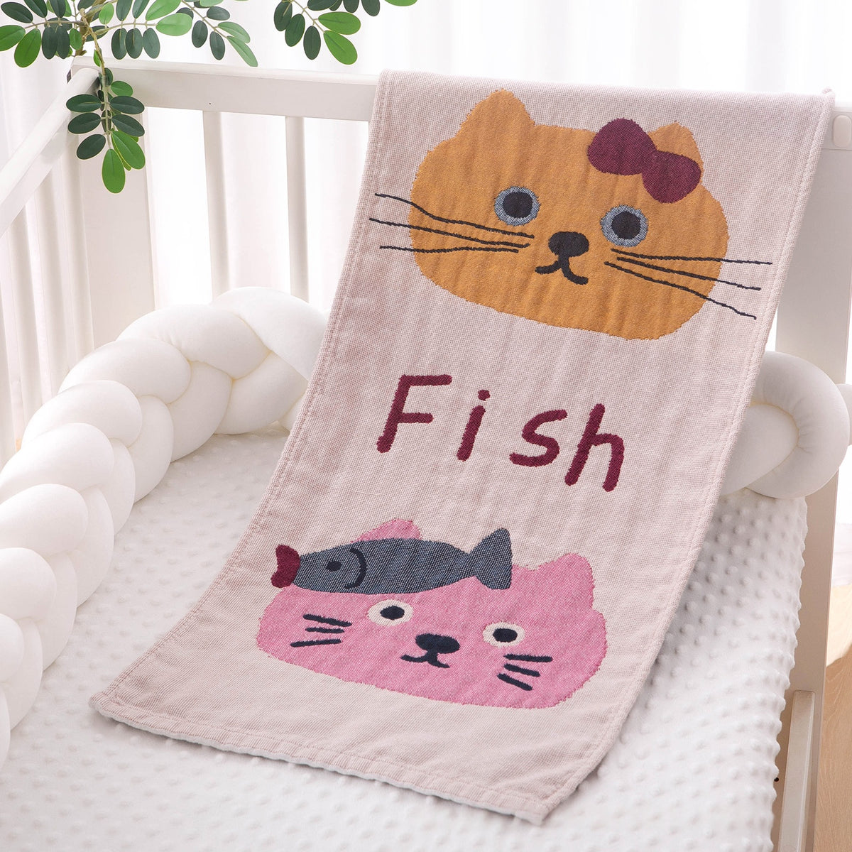 Washed Cotton Towel - Soft Gauze Fabric for Home Use - Multiple Styles & Sizes
