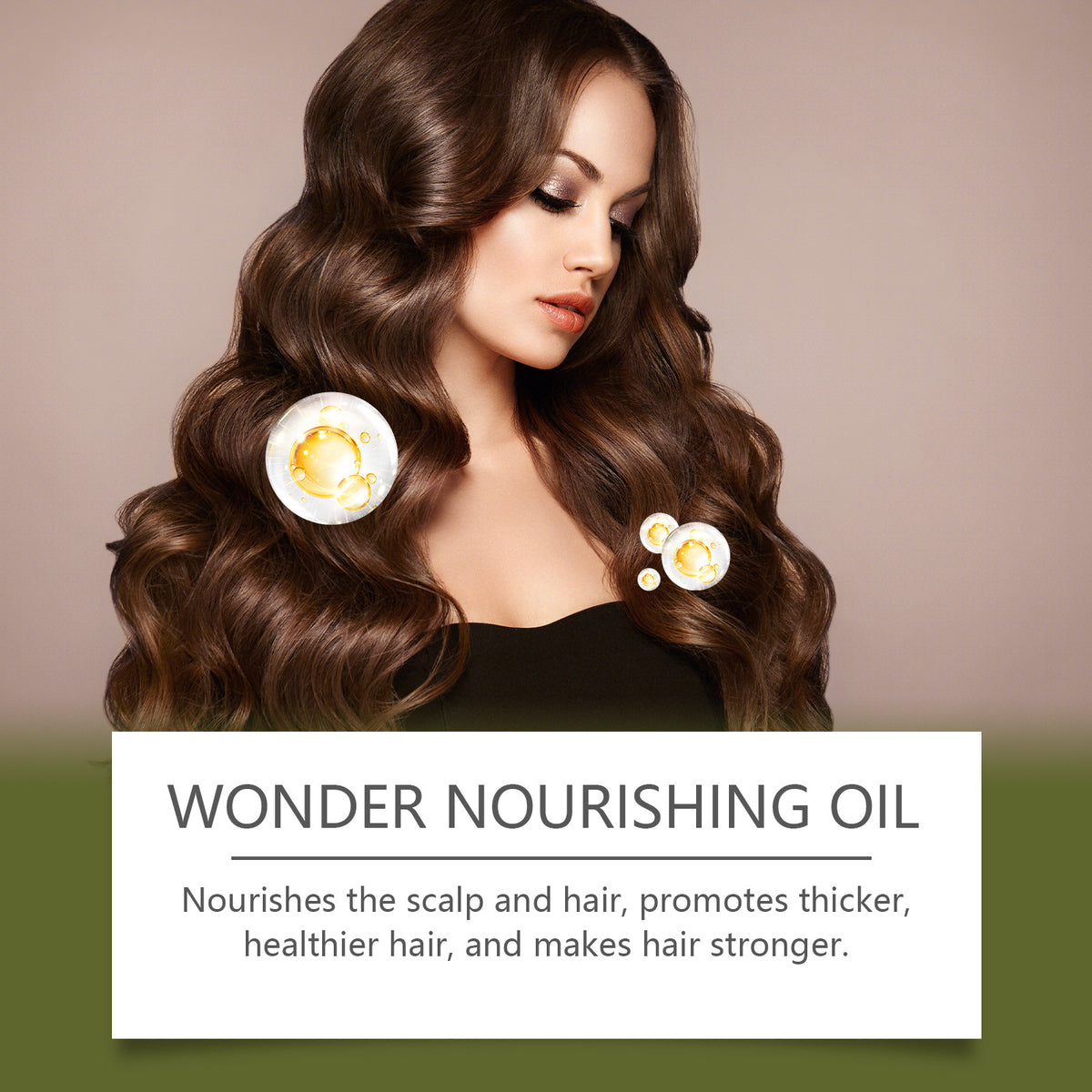 Hair Oil for All Hair Types - Smoothing & Nourishing - 120ml