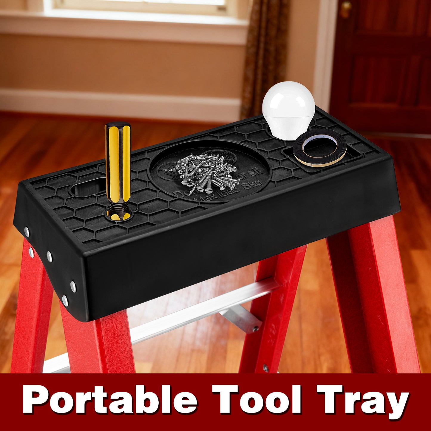 Fiberglass Insulating Folding Step Ladder for Electrical Safety - Non-Conductive